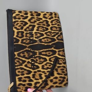 Saint Laurent Rive Gauche leopard-print pouch